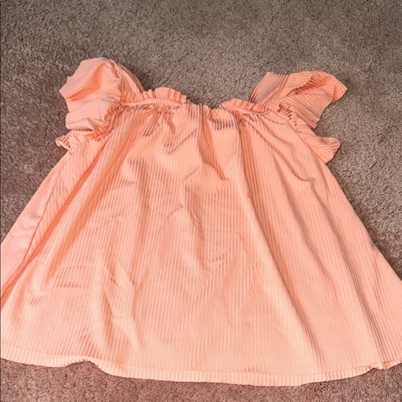 Peek Coral Ruffled Top - Picture 3 of 3